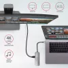 Axagon HMC-5 USB 3.2 Gen 1 -keskitin, 2x USB-A, HDMI, SD/microSD, PD 100W, 20 cm USB-C-kaapeli