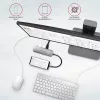 Axagon HMC-5 USB 3.2 Gen 1 -keskitin, 2x USB-A, HDMI, SD/microSD, PD 100W, 20 cm USB-C-kaapeli