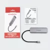 Axagon HMC-5 USB 3.2 Gen 1 -keskitin, 2x USB-A, HDMI, SD/microSD, PD 100W, 20 cm USB-C-kaapeli