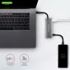 Axagon HMC-5G2 SPEEDSTER 5-in-1 USB-C-keskitin, 2x USB-A, 2x USB-C, HDMI, PD 60 W