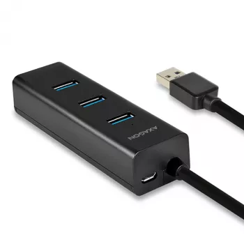 Axagon HUE-S2B 4x USB 3.0 CHARGING -keskitin, virransyöttö Micro-USB:n kautta