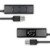 Axagon HUE-S2B 4x USB 3.0 CHARGING -keskitin, virransyöttö Micro-USB:n kautta