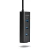 Axagon HUE-S2B 4x USB 3.0 CHARGING -keskitin, virransyöttö Micro-USB:n kautta