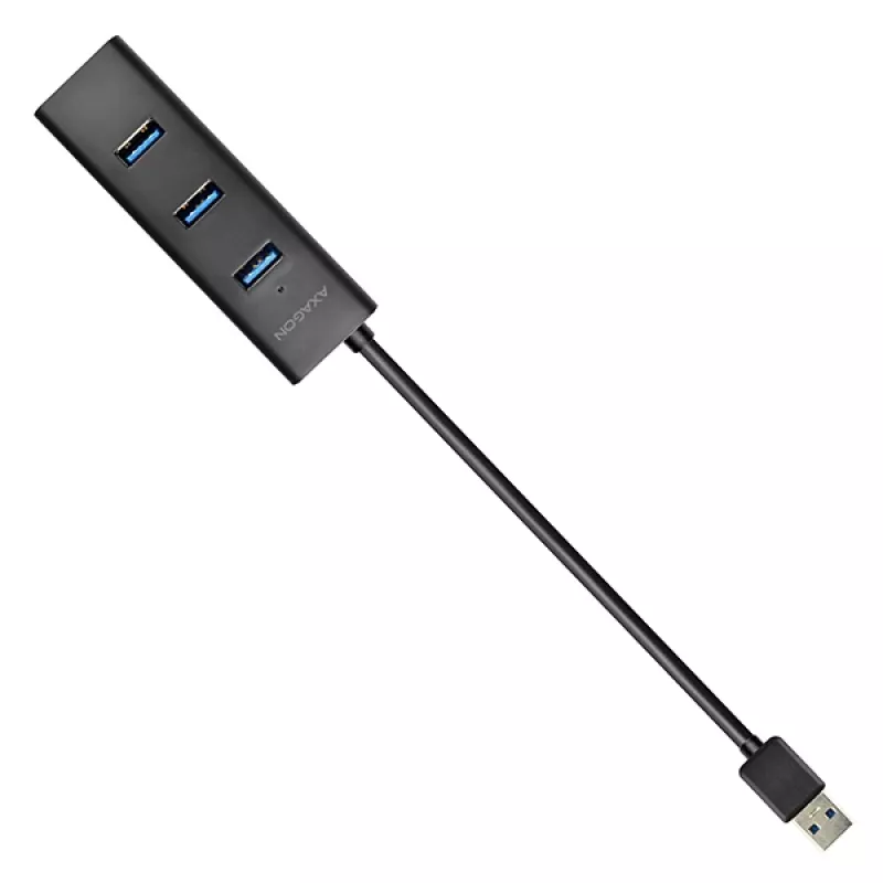 Axagon HUE-S2B 4x USB 3.0 CHARGING -keskitin, virransyöttö Micro-USB:n kautta