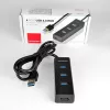Axagon HUE-S2BL 4x USB 3.0 CHARGING -keskitin 1,2 m kaapelilla, virransyöttö Micro-USB:n kautta