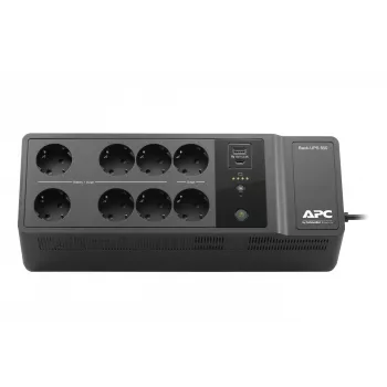 APC Back-UPS BE850G2-GR - varavirtalähde 8 pistorasiaa, 850VA, 2 USB-laturia, 1 USB-dataliitäntä