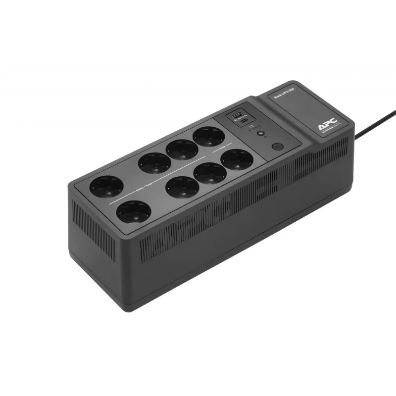 APC Back-UPS BE850G2-GR - varavirtalähde 8 pistorasiaa, 850VA, 2 USB-laturia, 1 USB-dataliitäntä