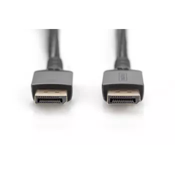 DIGITUS PREMIUM DP1.4 -kaapeli DP-DP 8K/60Hz, 3m alumiinikotelo kullattu, tukee 8K/60HZ