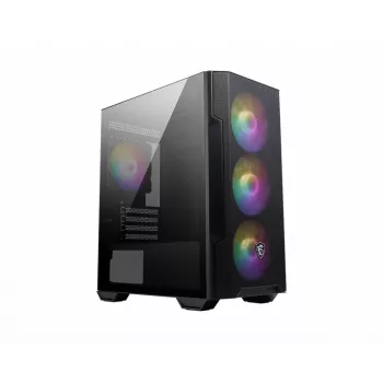 MSI MAG Forge M100R Midi-tornikotelo musta, läpinäkyvä