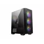 MSI MAG Forge M100R Midi-tornikotelo musta, läpinäkyvä