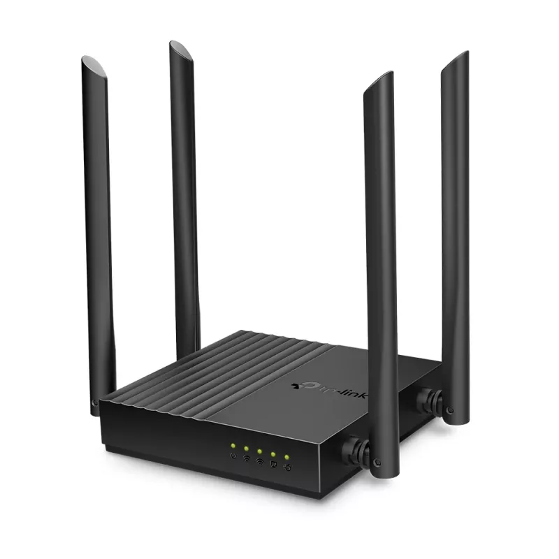 TP-Link ARCHER A64 langaton reititin Gigabit Ethernet dualband (2,4 GHz / 5 GHz) musta