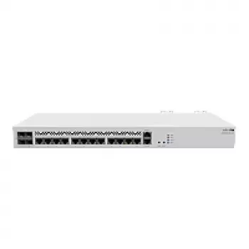 Johdollinen reititin MikroTik CCR2116-12G-4S+ — 13x Gigabit RJ-45, 4x SFP+, 2000 MHz, DDR4, valkoinen