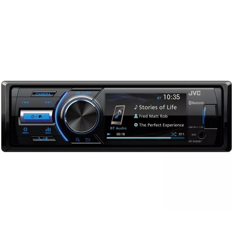 JVC KD-X560BT musta 180 W Bluetooth