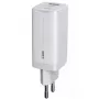 IBOX matkalaturi ILUC65W, 65W, 2x USB-C + 1x USB-A, valkoinen, 1,5 m kaapeli