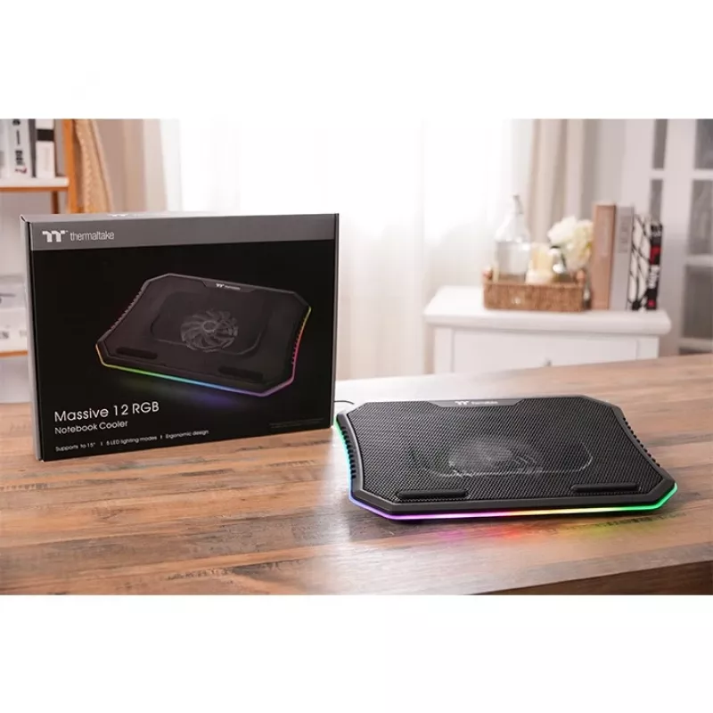 THERMALTAKE kannettavan tietokoneen jäähdytin – Massive 12 RGB – 15