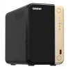 QNAP TS-264 NAS Tower Intel® Celeron® N5095 8 GB 0 TB QNAP QTS musta, kulta