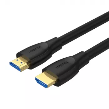 HDMI-kaapeli Unitek C11041BK, 5 m, HDMI 2.0, 18 Gbit/s, kultapinnoitetut liittimet, PVC-vaippa