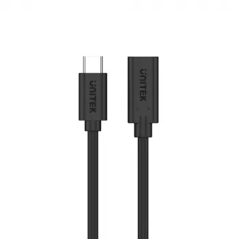 UNITEK USB-C-kaapeli – USB 3.2 Gen 2 (3.1 Gen 2) – 0,5 m musta