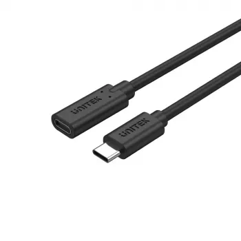 UNITEK USB-C-kaapeli - USB 3.2 Gen 2 (3.1 Gen 2) - 0,5 m musta