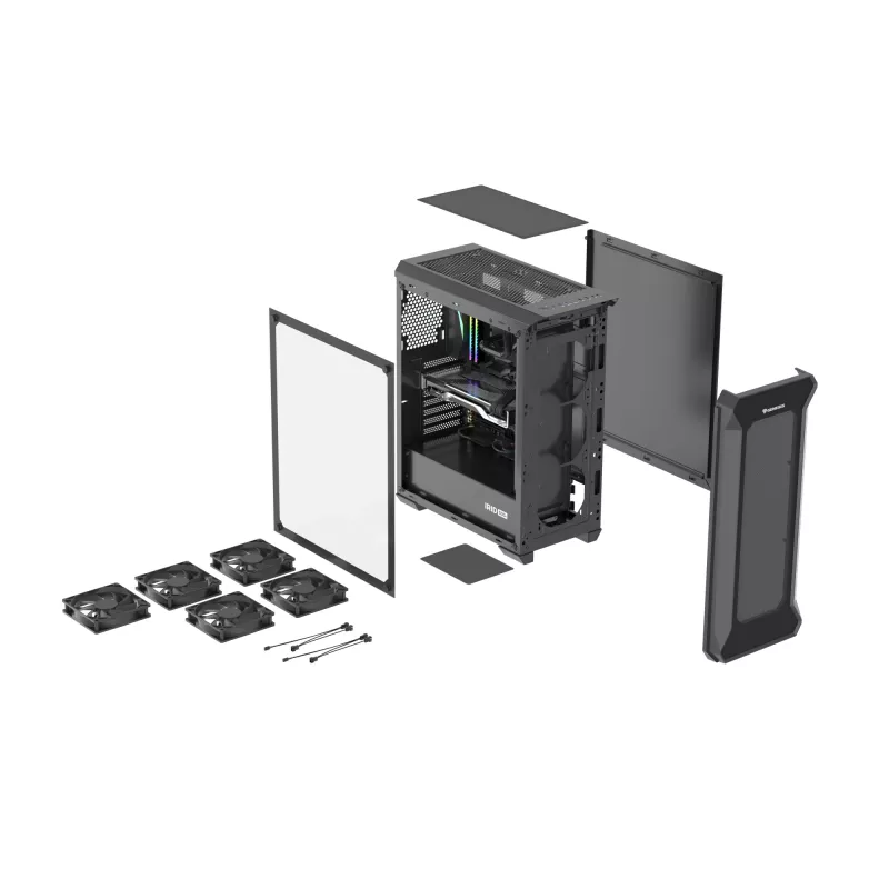 GENESIS Irid 505F Midi Tower musta