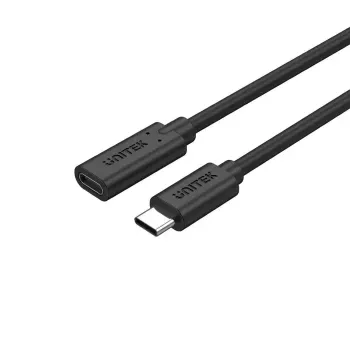 USB-C-USB-C-kaapeli Unitek C14086BK-1.5M — USB 3.2 Gen 2, 10 Gbit/s, 5 m, musta