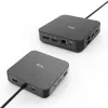 i-tec USB-C HDMI Dual DP -telakointiasema Power Delivery 100 W + yleislaturi 100 W