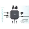 i-tec USB-C HDMI Dual DP -telakointiasema Power Delivery 100 W + yleislaturi 100 W