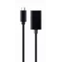 GEMBIRD USB Type-C - DisplayPort-adapterikaapeli, 4K, 15 cm, musta