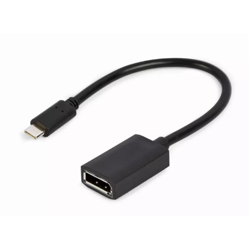 GEMBIRD USB Type-C - DisplayPort-adapterikaapeli, 4K, 15 cm, musta
