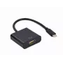 GEMBIRD USB Type-C - HDMI-adapterikaapeli, 4K@60Hz, 15cm, musta