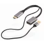 GEMBIRD Aktiivinen 4K HDMI-uros DisplayPort-naaras -sovitin, musta