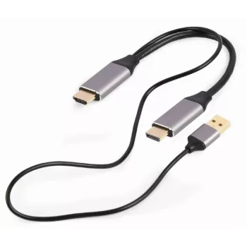 GEMBIRD Aktiivinen 4K HDMI-uros DisplayPort-uros -sovitinkaapeli, 2 m – musta