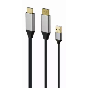 GEMBIRD Aktiivinen 4K HDMI-uros DisplayPort-uros -sovitinkaapeli, 2 m – musta