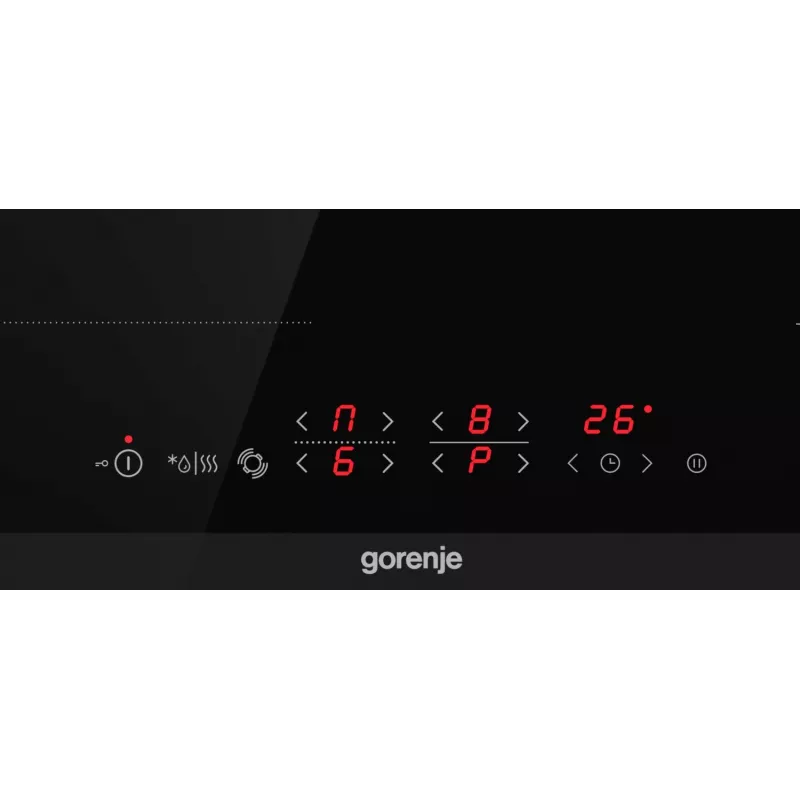 Gorenje ECT643BCSC kalusteisiin asennettava keraaminen keittotaso 4 aluetta Touch Control