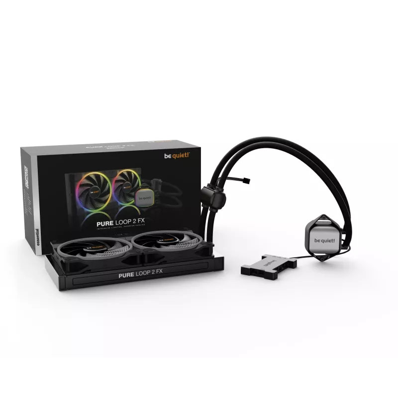 be quiet! Pure Loop 2 FX 280mm prosessorin All-in-One-nestekühler 14 cm musta 1 kpl