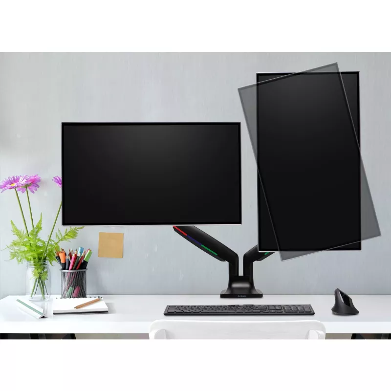 Kahden näytön varsi Kensington SmartFit One-Touch K59601WW