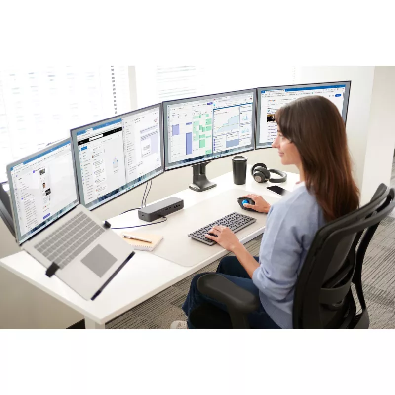 Kahden näytön varsi Kensington SmartFit One-Touch K59601WW