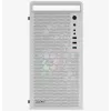 PC-kotelo AEROCOOL PGS CS-109-G-WT-v1 Mini Tower SPCC valkoinen — microATX, jopa 26 cm GPU, FRGB, Mesh-etu