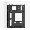 PC-kotelo AEROCOOL PGS CS-109-G-WT-v1 Mini Tower SPCC valkoinen — microATX, jopa 26 cm GPU, FRGB, Mesh-etu