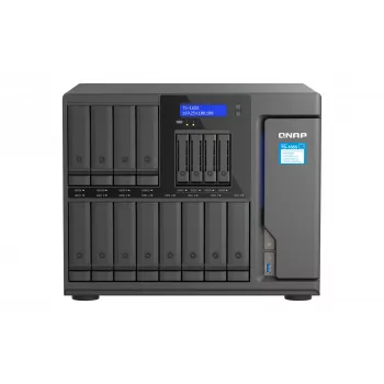 QNAP TS-1655 NAS torni Intel Atom® C5125 8 GB DDR4 0 TB QNAP Turbo System musta