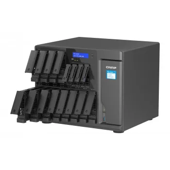 QNAP TS-1655 NAS torni Intel Atom® C5125 8 GB DDR4 0 TB QNAP Turbo System musta