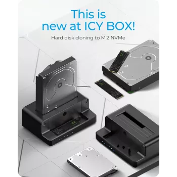 ICY BOX IB-2914MSCL-C31 USB 3.2 Gen 2 (3.1 Gen 2) Type-C musta