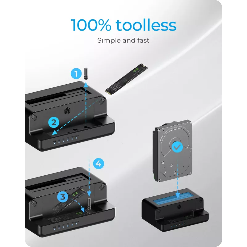 ICY BOX IB-2914MSCL-C31 USB 3.2 Gen 2 (3.1 Gen 2) Type-C musta