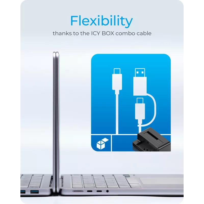 ICY BOX IB-2914MSCL-C31 USB 3.2 Gen 2 (3.1 Gen 2) Type-C musta