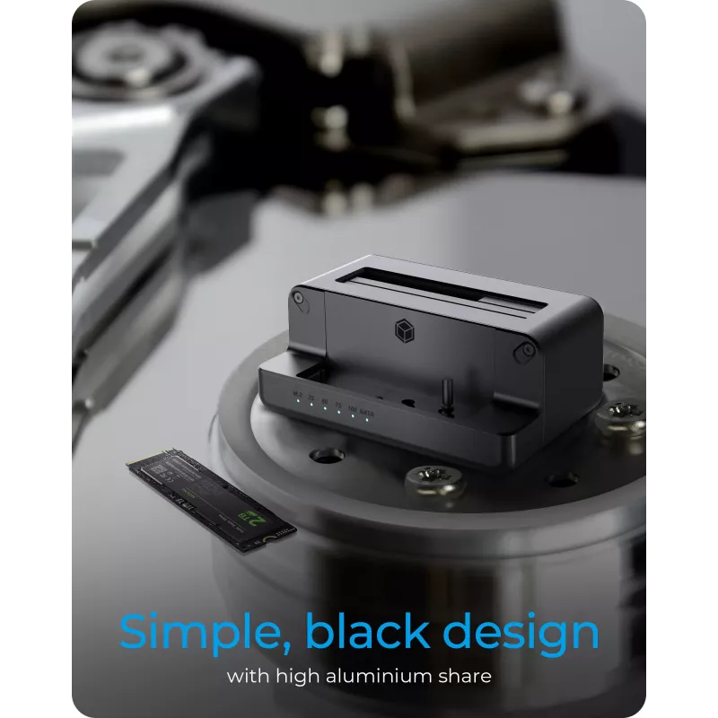ICY BOX IB-2914MSCL-C31 USB 3.2 Gen 2 (3.1 Gen 2) Type-C musta