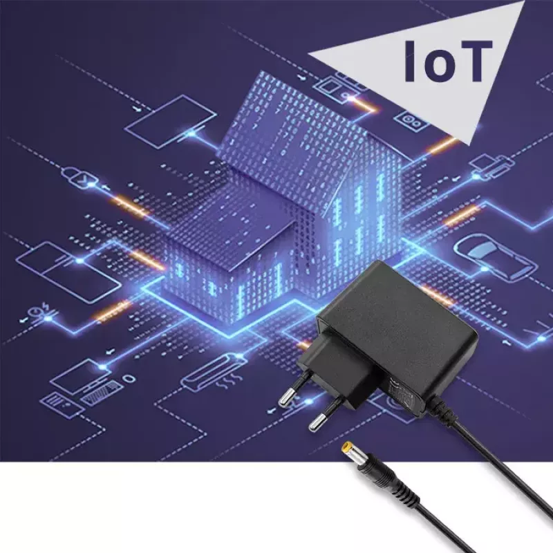 Qoltec 51021 pistokevirtalähde 5 W, 5 V, 1 A, 5,5x2,5 mm
