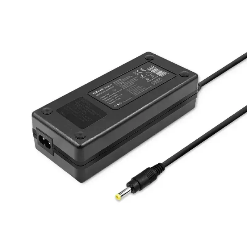 Virtalähde Qoltec 51037 120W sisäkäyttöön musta kannettava