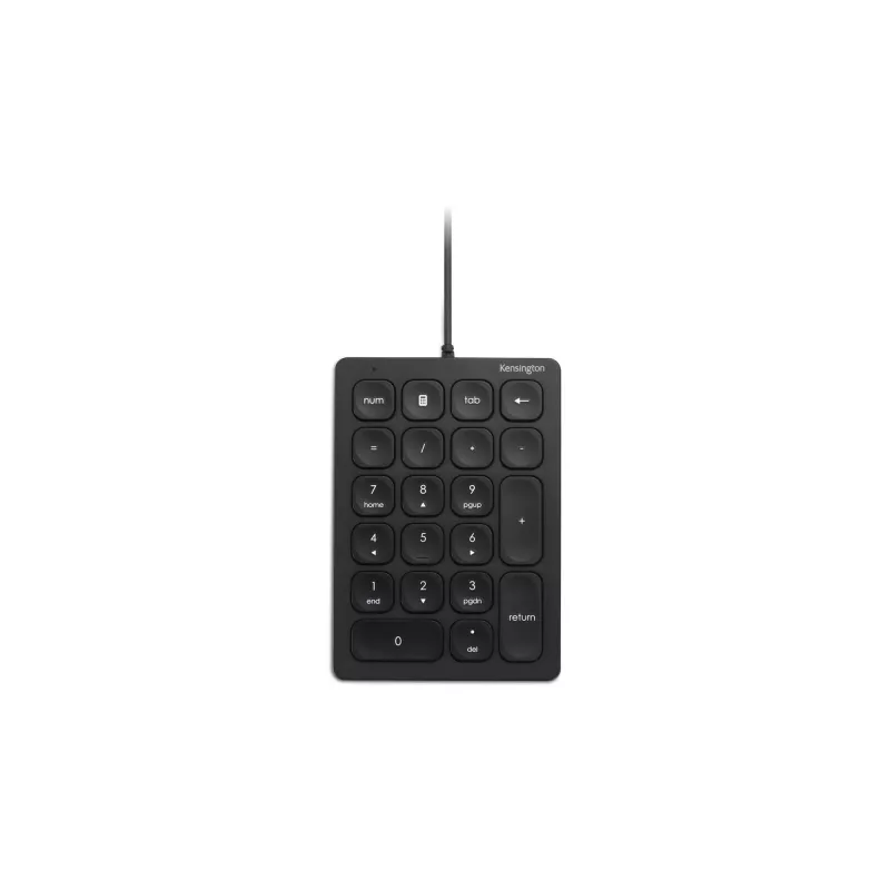 Kensington langallinen numeronäppäimistö, USB, 21, kannettava/PC, musta