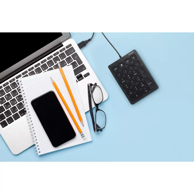 Kensington langallinen numeronäppäimistö, USB, 21, kannettava/PC, musta