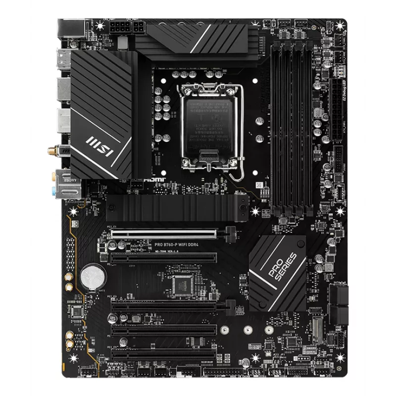 MSI PRO B760-P WIFI DDR4 emolevy LGA 1700 ATX
